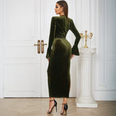 Elegant Dress  Socialite Cocktail Mid Length